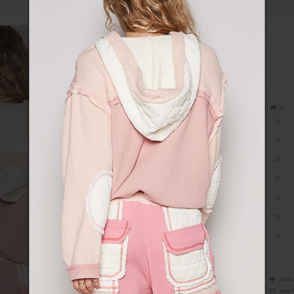 POL “ Chicago “ POL Quilted Thermal Jacket with Waist String and Hood 74 - Picture 4 of 8